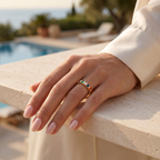 To My Daughter – Stackable Birthstone Ring