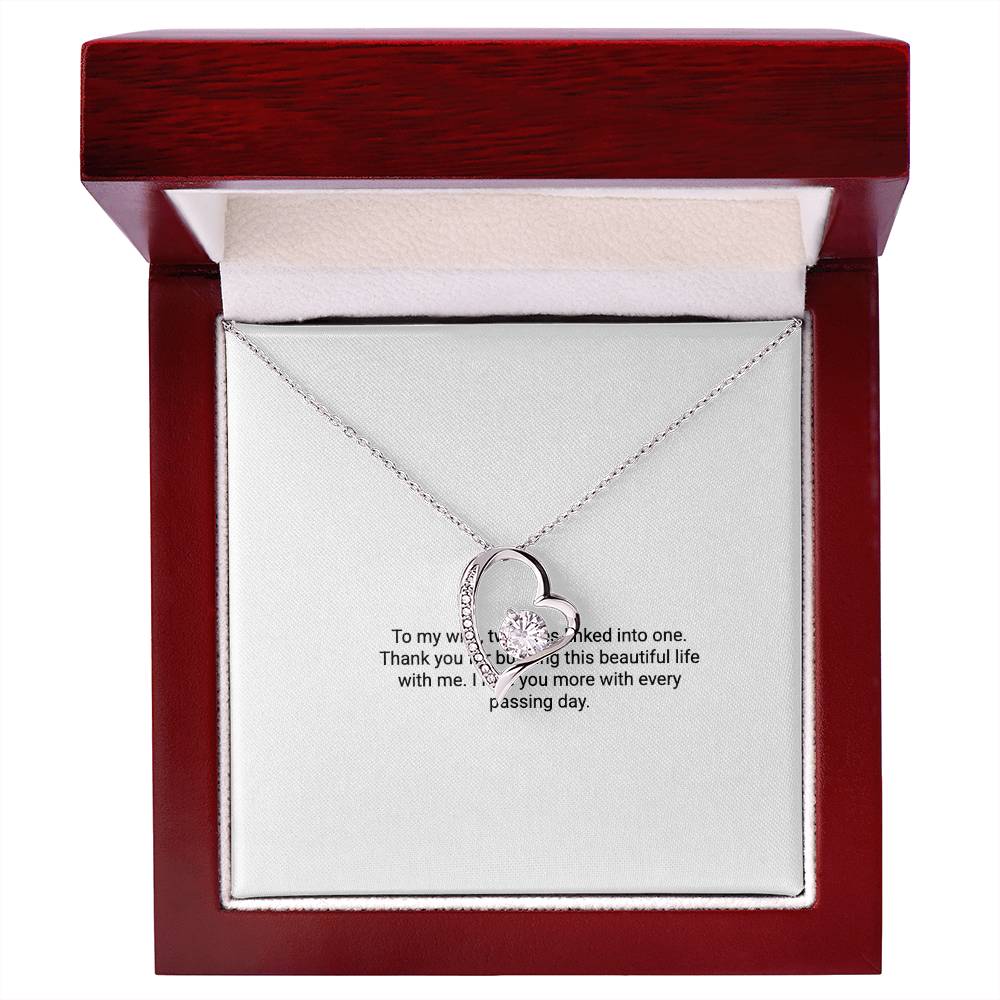 To My Wife – Forever Love Necklace