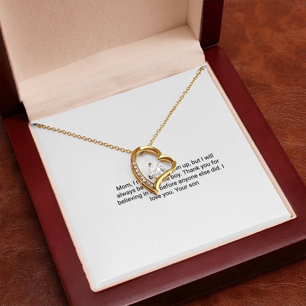 To My Mom From Son – Forever Love Necklace