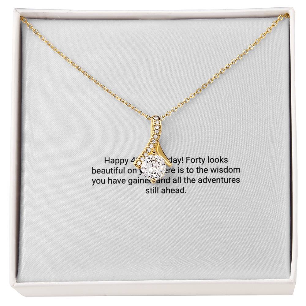 40th Birthday Gift – Alluring Beauty Necklace