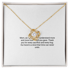 To My Mom From Daughter – Love Knot Necklace