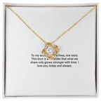 To My Soulmate – Love Knot Necklace