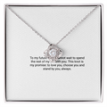 To My Future Wife – Love Knot Necklace