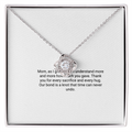 To My Mom From Daughter – Love Knot Necklace