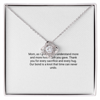 To My Mom From Daughter – Love Knot Necklace