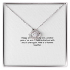 Anniversary Gift for Wife – Love Knot Necklace