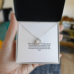 To My Mom From Daughter – Love Knot Necklace