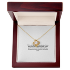 To My Mom From Daughter – Love Knot Necklace