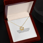 To My Bonus Daughter – Love Knot Necklace