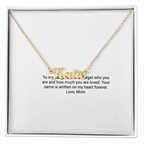 To My Daughter – Custom Name Necklace