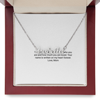 To My Daughter – Custom Name Necklace