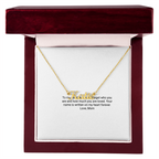 To My Daughter – Custom Name Necklace
