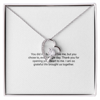 To My Bonus Mom – Forever Love Necklace