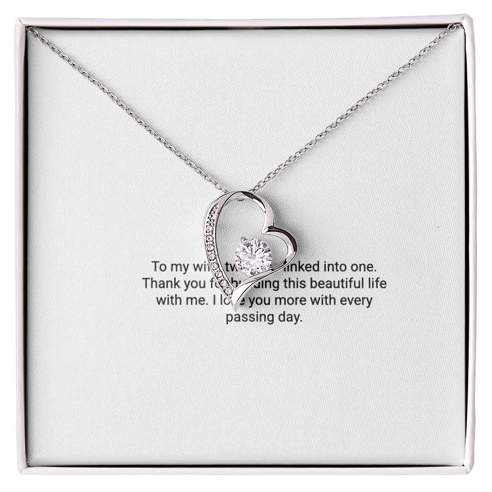 To My Wife – Forever Love Necklace