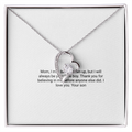 To My Mom From Son – Forever Love Necklace