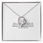 To My Mom From Son – Forever Love Necklace