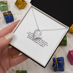 To My Bonus Mom – Forever Love Necklace