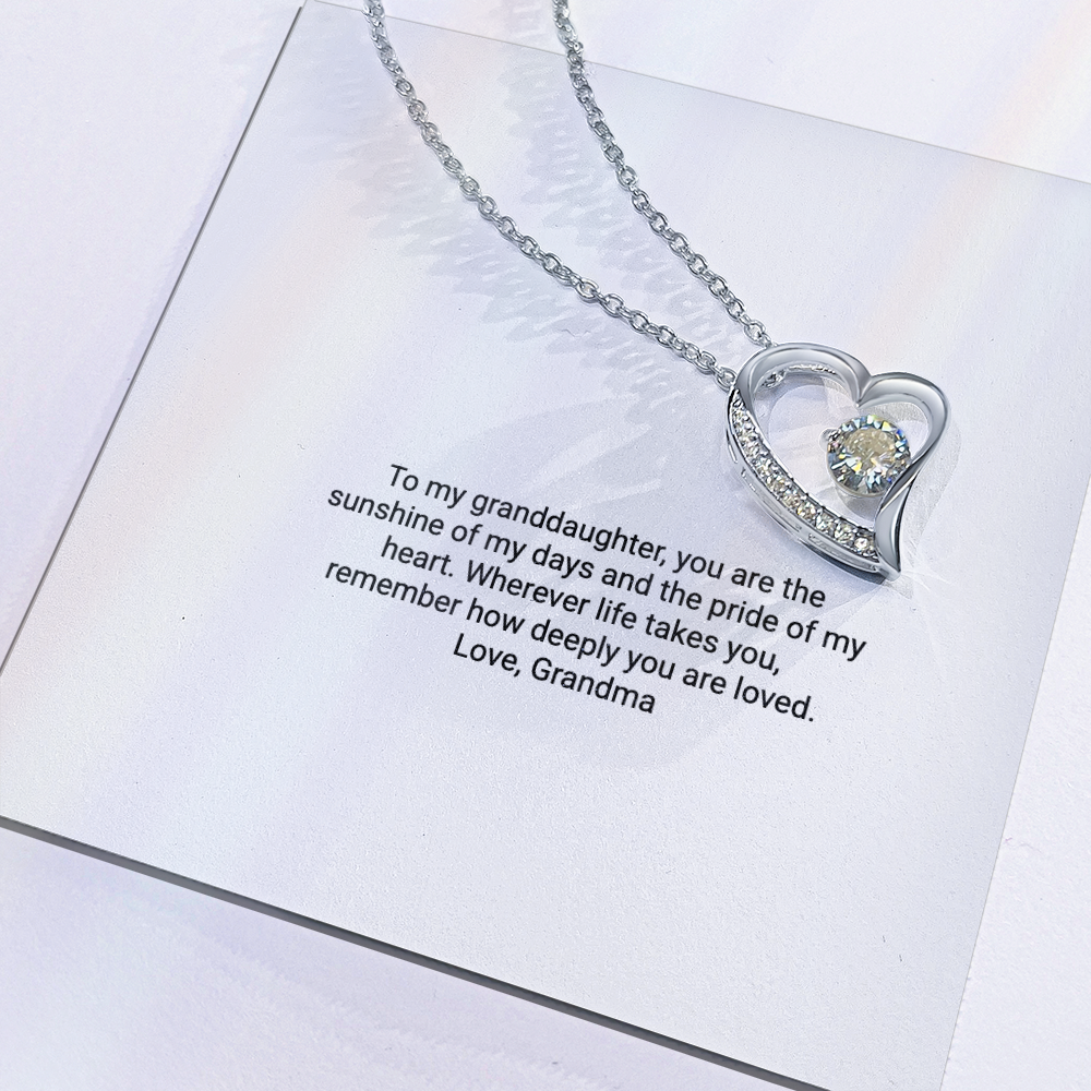 To My Granddaughter – Forever Love Necklace