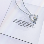 To My Mom From Son – Forever Love Necklace
