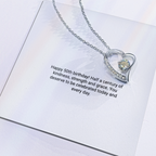 50th Birthday Gift – Forever Love Necklace