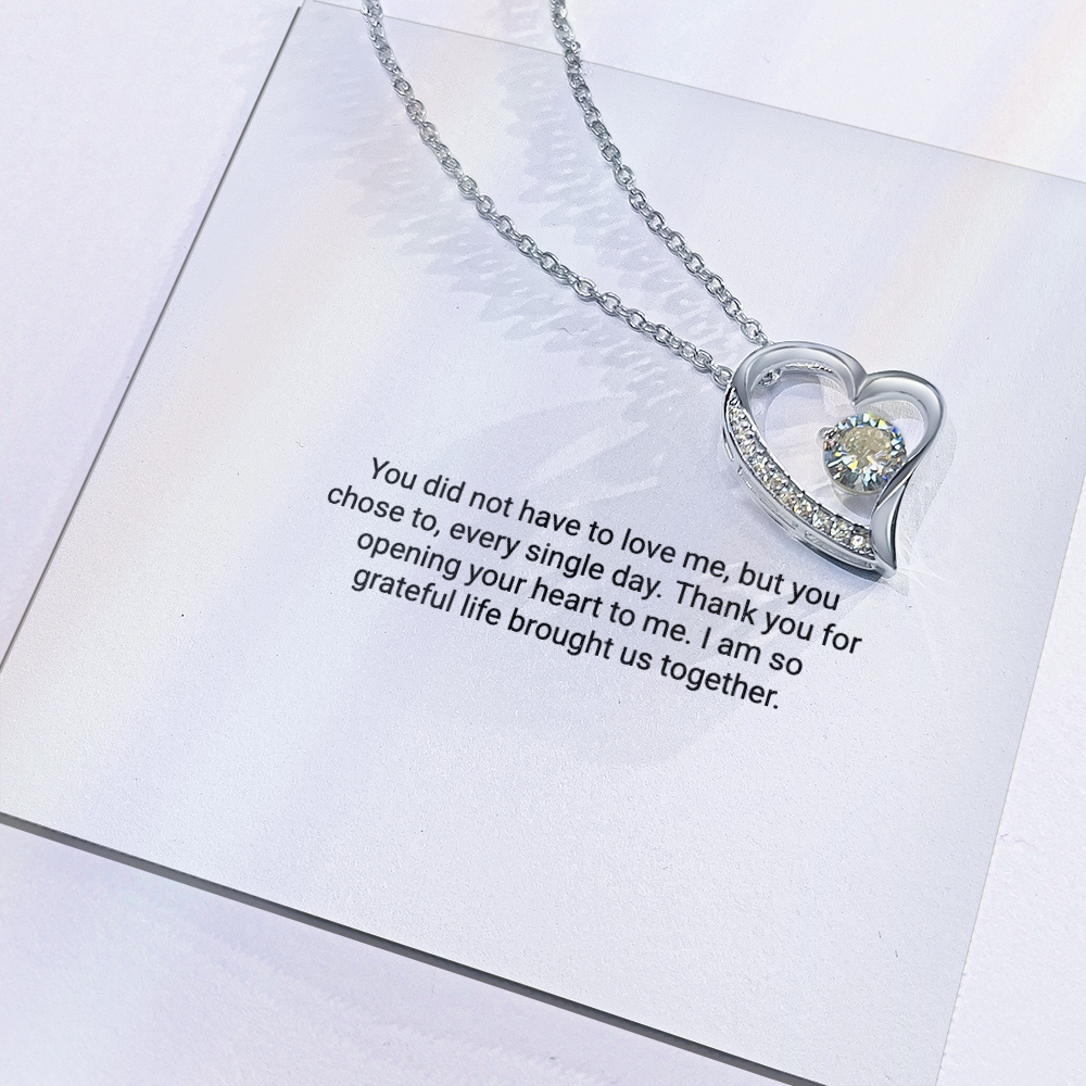 To My Bonus Mom – Forever Love Necklace