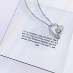 To My Daughter From Dad – Forever Love Necklace