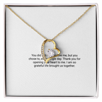 To My Bonus Mom – Forever Love Necklace