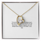 To My Daughter From Dad – Forever Love Necklace