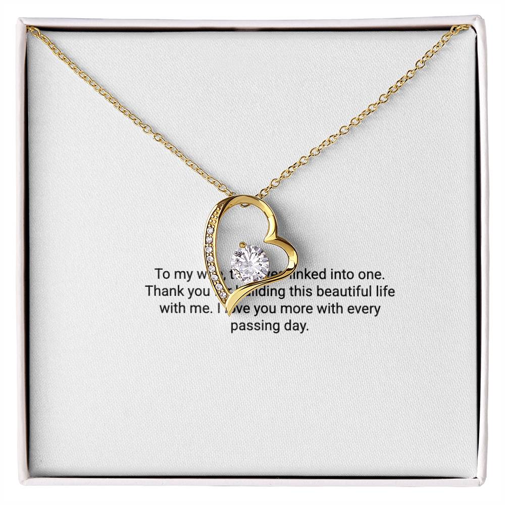 To My Wife – Forever Love Necklace