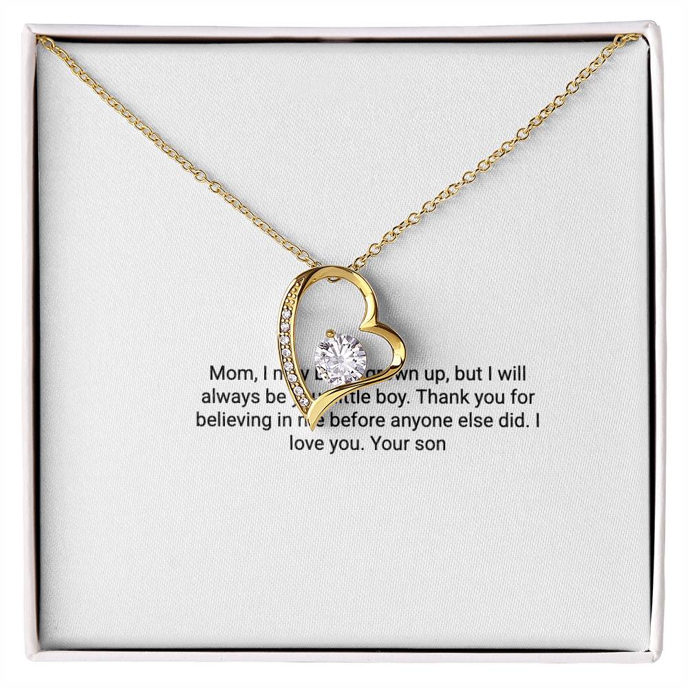 To My Mom From Son – Forever Love Necklace