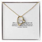 To My Mom From Son – Forever Love Necklace