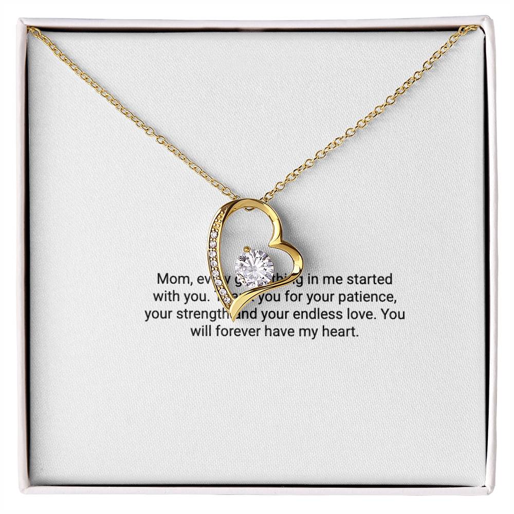 To My Mom – Forever Love Necklace