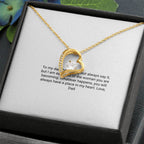To My Daughter From Dad – Forever Love Necklace