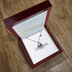Mom To Be – Baby Feet Heart Necklace