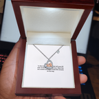 Mom To Be – Baby Feet Heart Necklace